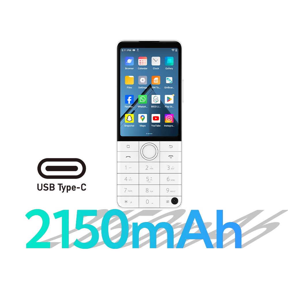 Qin F22 PRO Wholesale Offer Android 12 Touch Screen Button 4GB+64GB Smartphone Multilingual Google Store Hot Selling